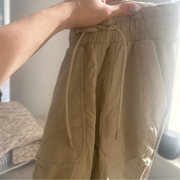 Never Worn LuLuLemon tan jogger pants - Picture 3 of 5